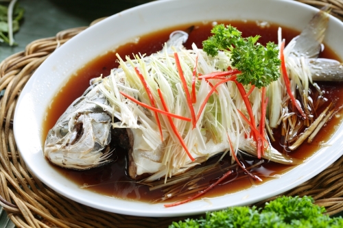 千库网_中国美食蒸鱼清蒸鲈鱼_摄影图编号293202